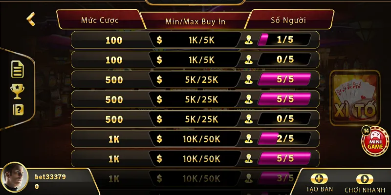 Mẹo chơi game bài 98win