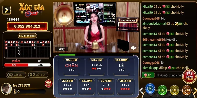 Luật chơi Xóc đĩa 98win