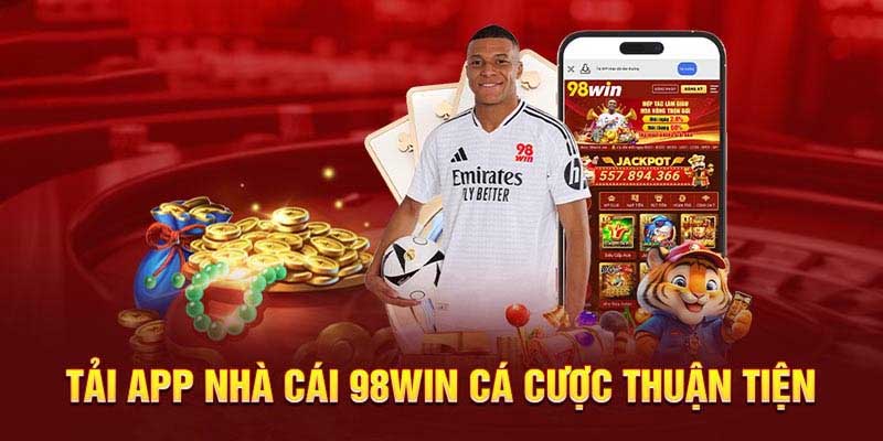 Thao tác thực hiện tải app 98win
